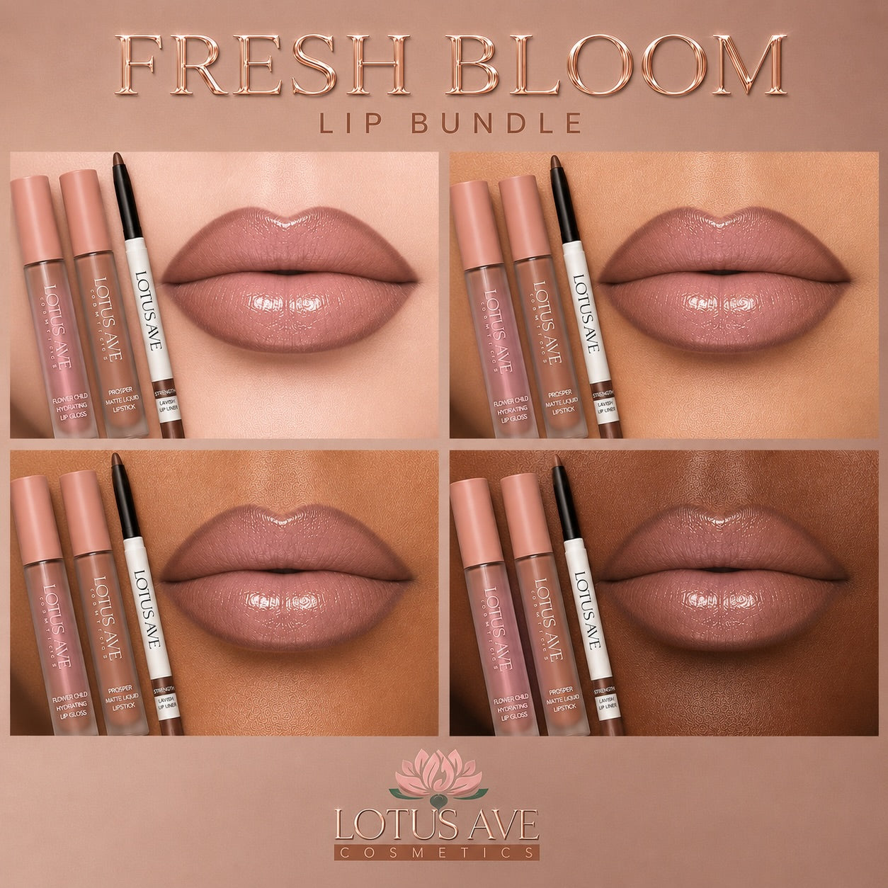 Fresh Bloom- Lip Bundle