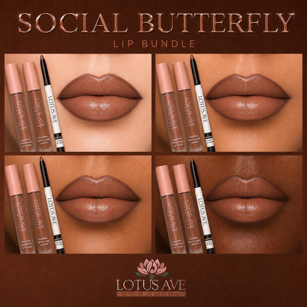 Social Butterfly- Lip Bundle